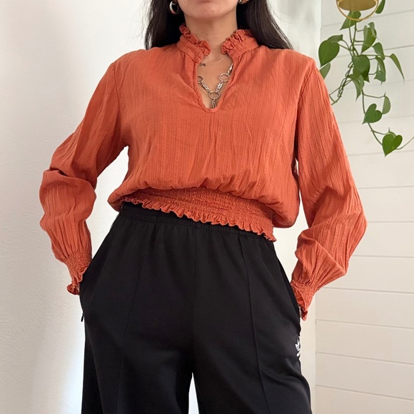Stark X ruffle collar blouse - Picture 1 of 4
